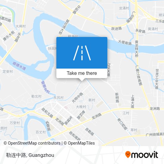 勒连中路 map
