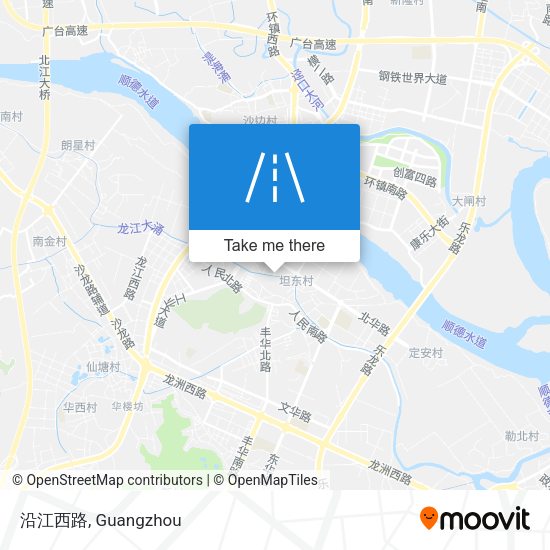 沿江西路 map
