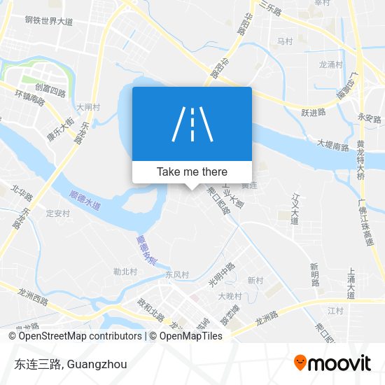 东连三路 map