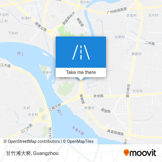 甘竹滩大桥 map