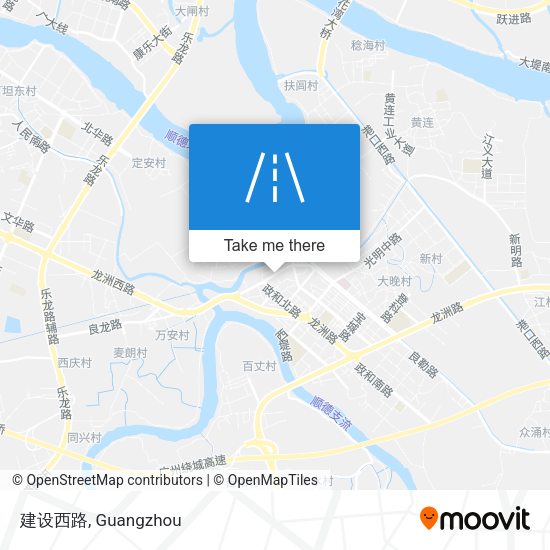 建设西路 map