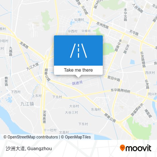 沙洲大道 map