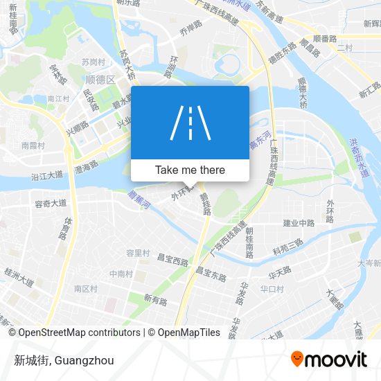 新城街 map