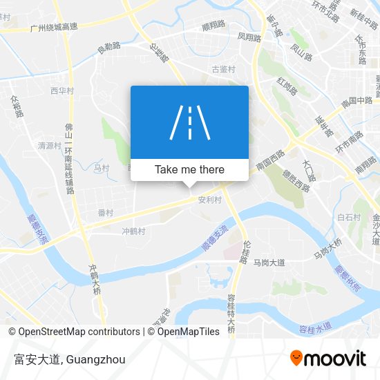 富安大道 map