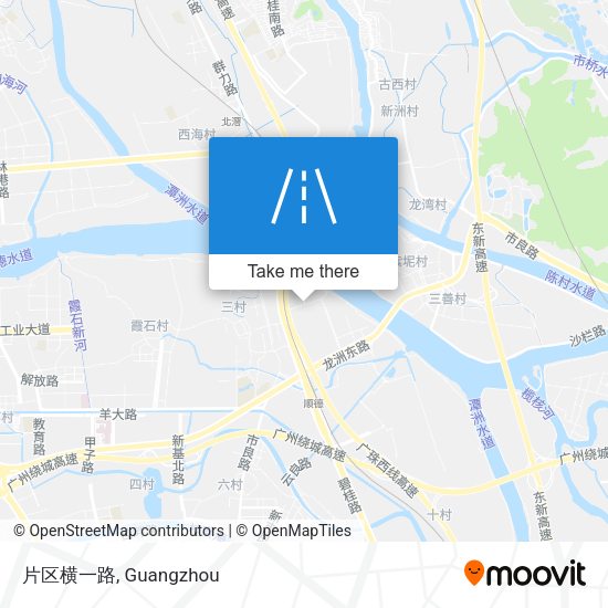 片区横一路 map