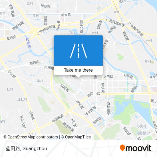 蓝田路 map