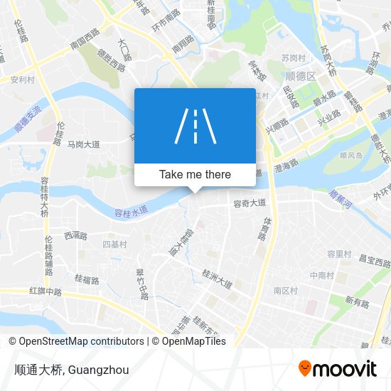顺通大桥 map