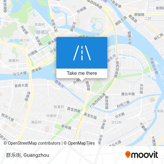 群乐街 map