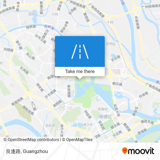 良逢路 map