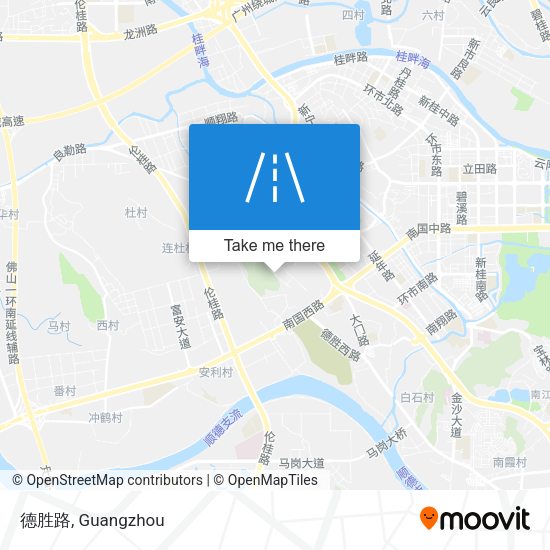 德胜路 map