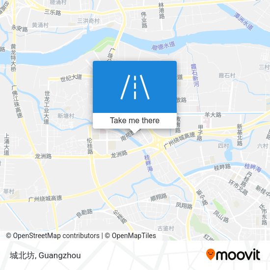 城北坊 map