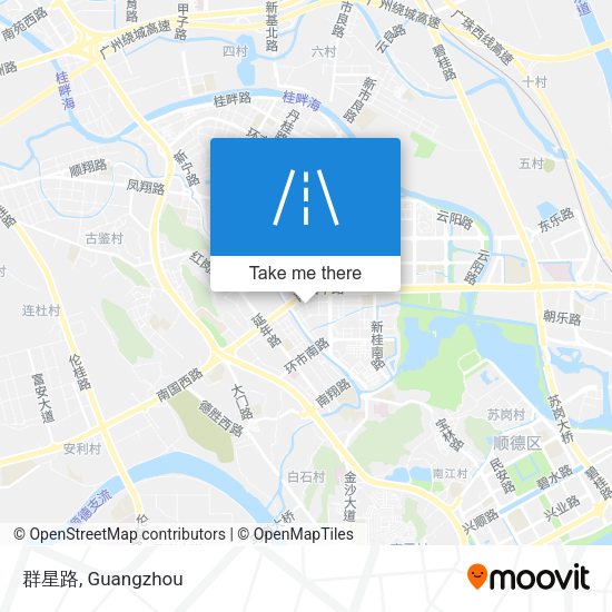 群星路 map