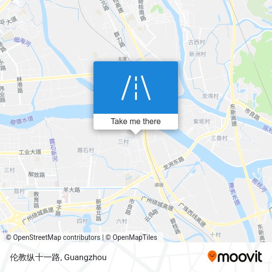 伦教纵十一路 map