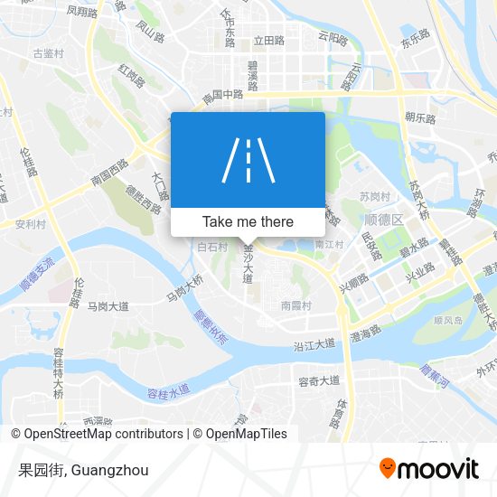 果园街 map