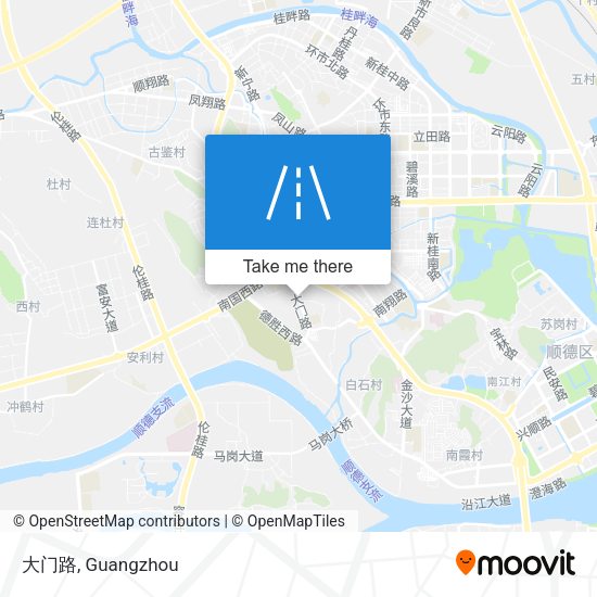 大门路 map