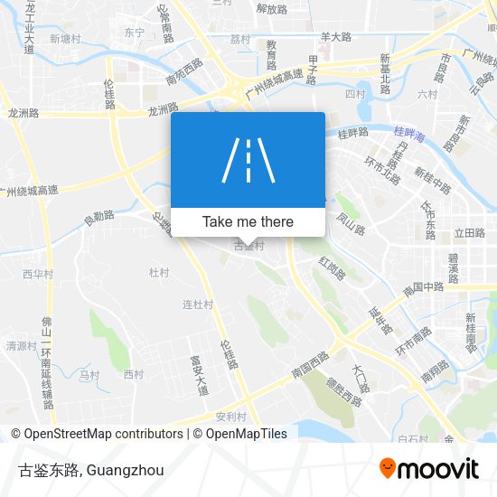 古鉴东路 map