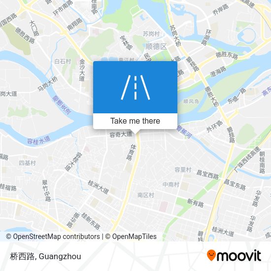 桥西路 map