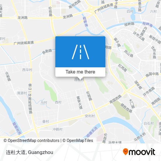 连杜大道 map