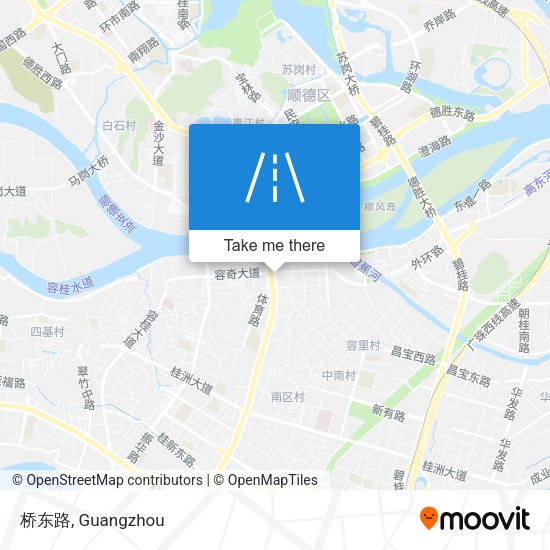 桥东路 map