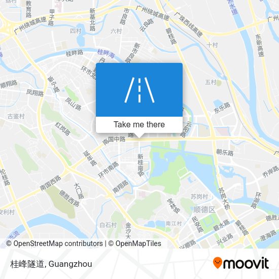 桂峰隧道 map