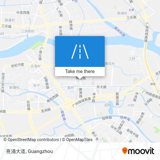 熹涌大道 map
