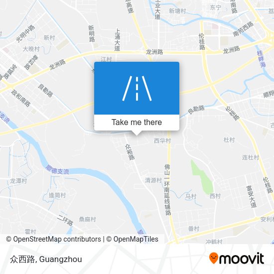 众西路 map