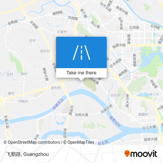 飞鹅路 map