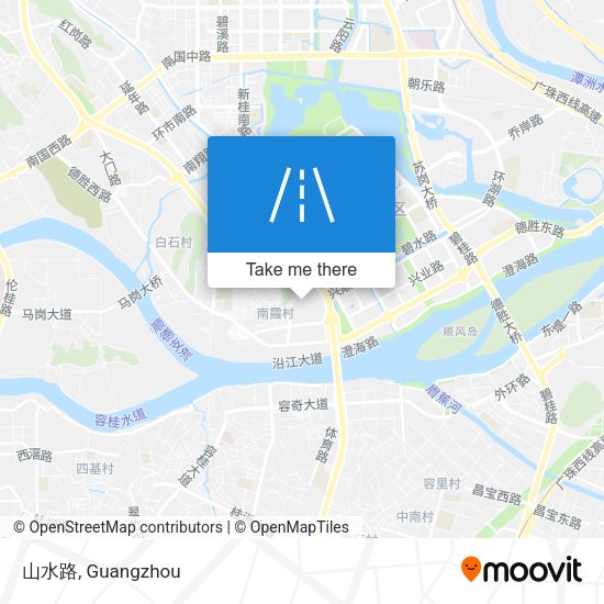 山水路 map