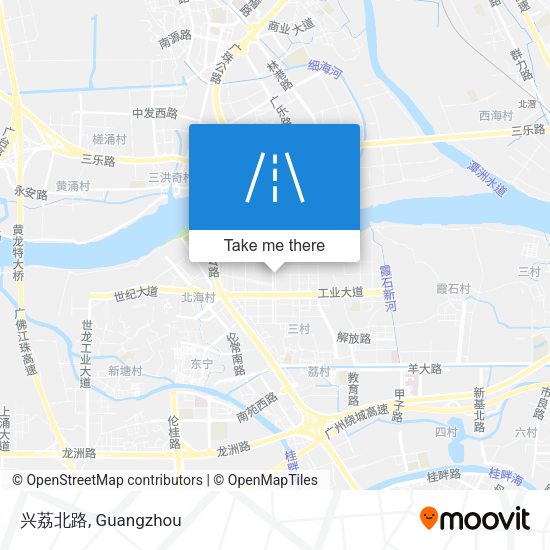 兴荔北路 map