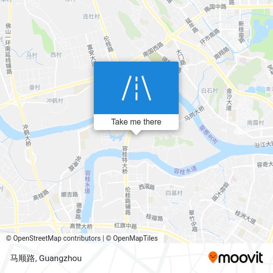 马顺路 map