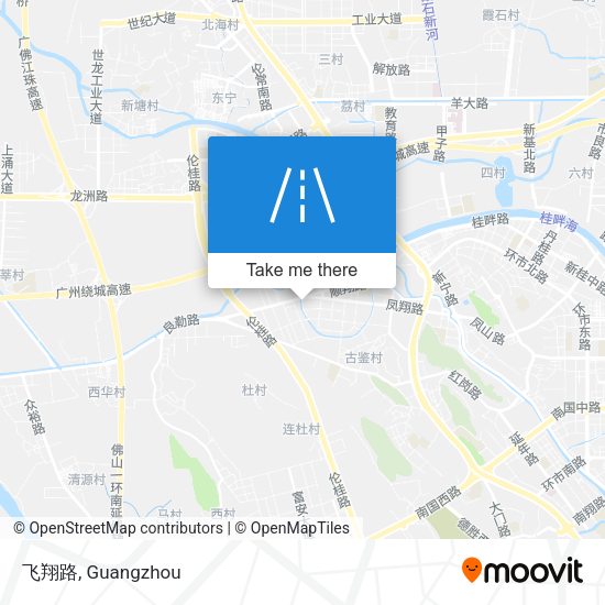 飞翔路 map