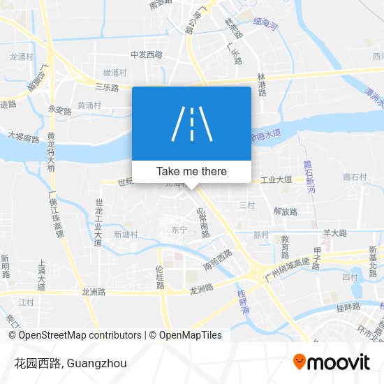 花园西路 map