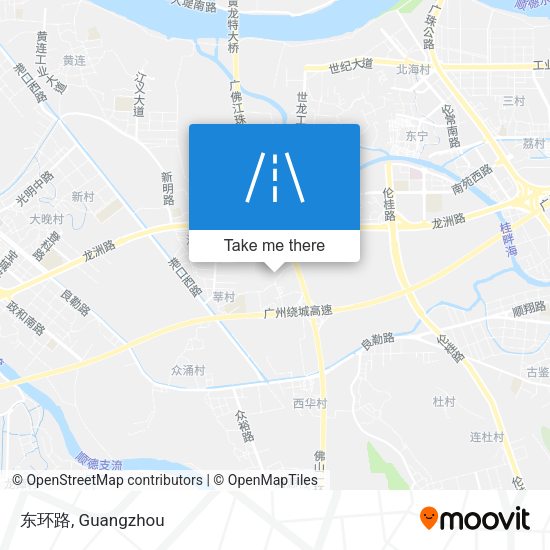 东环路 map