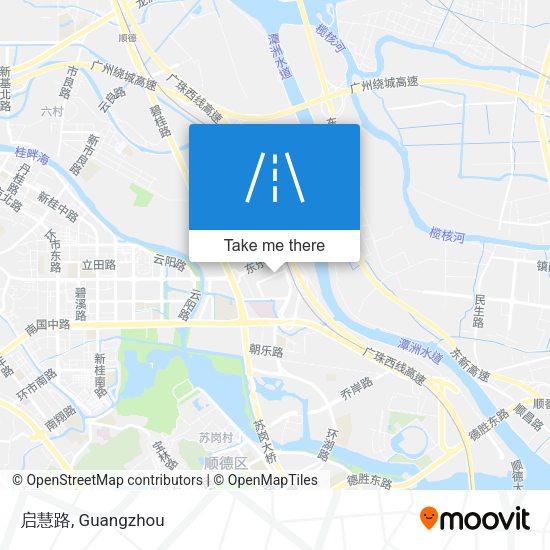 启慧路 map