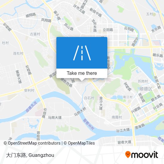 大门东路 map