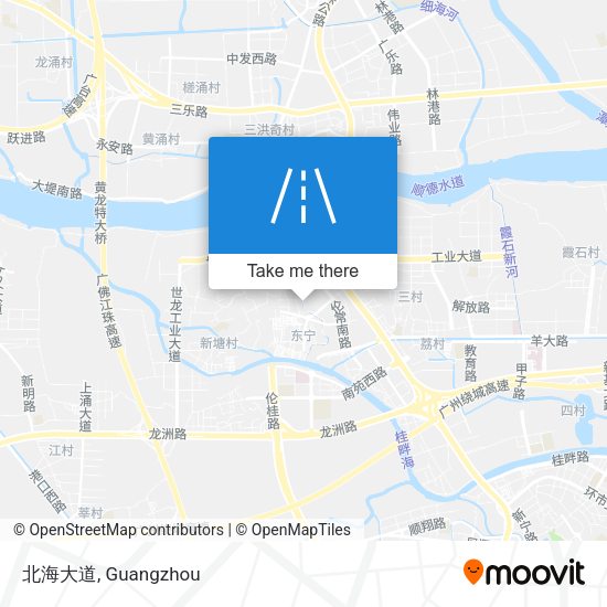 北海大道 map