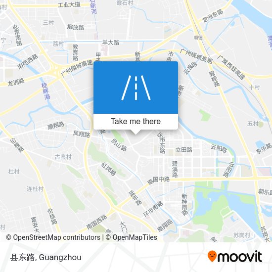 县东路 map