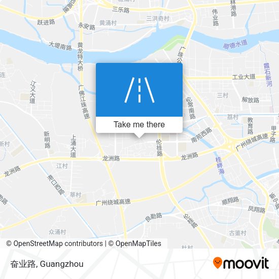 奋业路 map