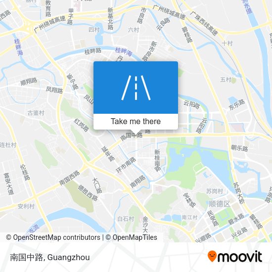 南国中路 map