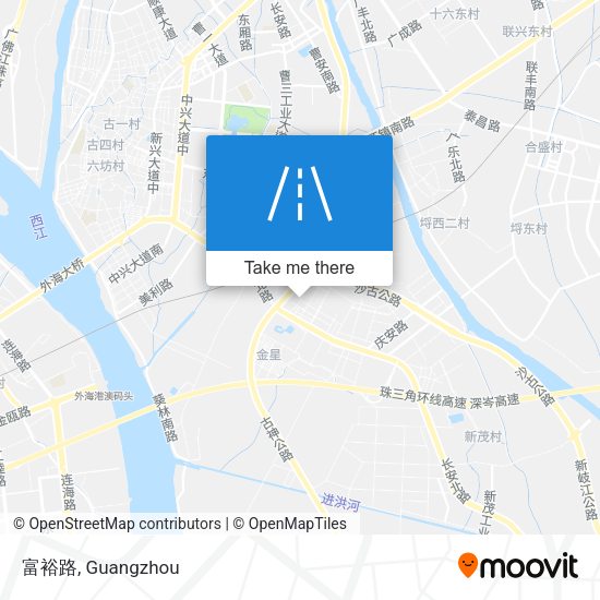 富裕路 map