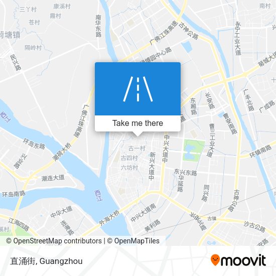 直涌街 map
