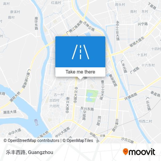 乐丰西路 map