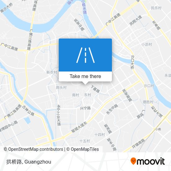 拱桥路 map
