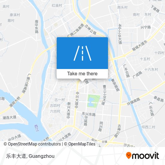 乐丰大道 map