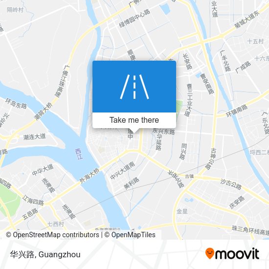 华兴路 map