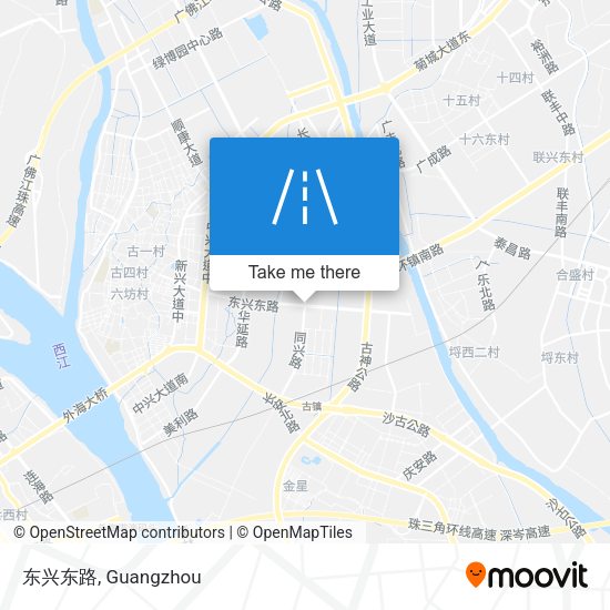 东兴东路 map