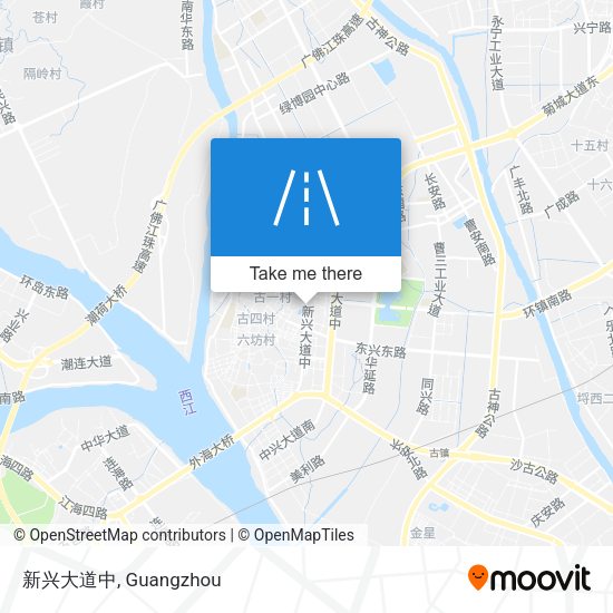 新兴大道中 map