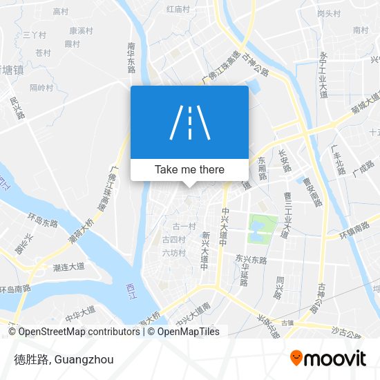 德胜路 map