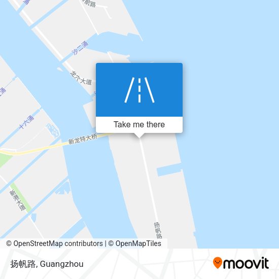 扬帆路 map