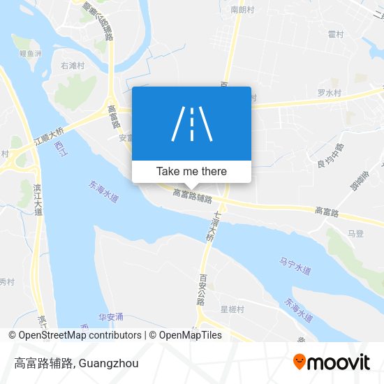 高富路辅路 map